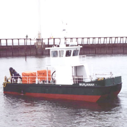 Barco profissional barco recolhedor de hidrocarbonetos - ALN 033 ‘Murjanah’ - Alnmaritec - com motor de centro / em alumínio