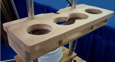 Suporte porta-copo em teca - TeakFlex