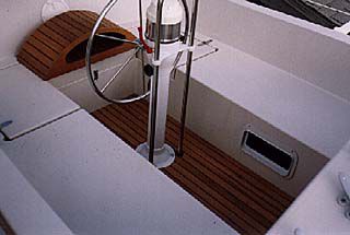 Revestimento de convés para cockpit - Slatted - TeakFlex - em teca