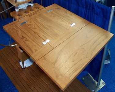 Mesa de cockpit dobrável - Leaf - TeakFlex