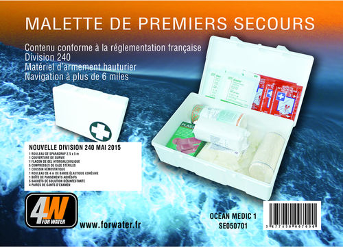 Kit de primeiros socorros para navegação em alto mar - SE050702 / SE050713 / SE050714 / SE050721 - Forwater - para barco / para navegação costeira
