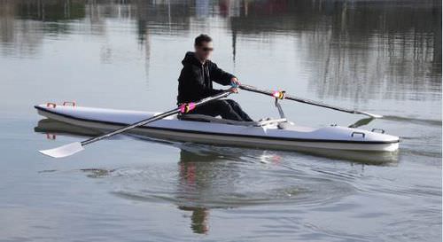 Barco de remo de lazer - Planche a Ramer - Janousek - single skiff / com timoneiro