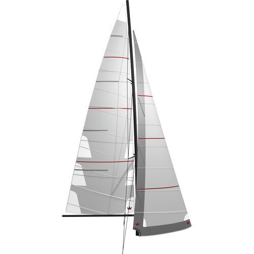 Vela mestra em poliéster tecido - ALISIO - ELVSTRØM SAILS - vela de estai enrolável / vela de estai autovirante / para veleiro de cruzeiro