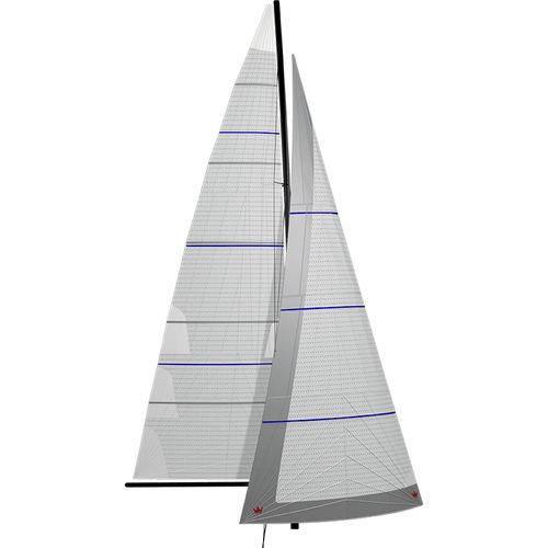 Vela mestra - SOLANO - ELVSTRØM SAILS - para veleiro de cruzeiro / para veleiro de expedição / corte radial