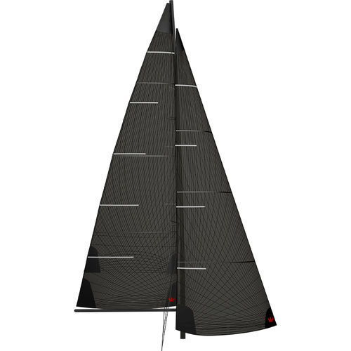 Vela mestra - ZONDA - ELVSTRØM SAILS - bujarrona / para veleiro de regata / em carbono