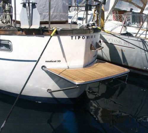 Plataforma fixa - INOX MARINE INNOVATION - para barco / sob medida