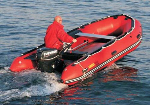 Barco inflável com motor de popa - VANGUARD XHD435 - Excel Inflatables - máx. 8 pessoas / com quilha inflável