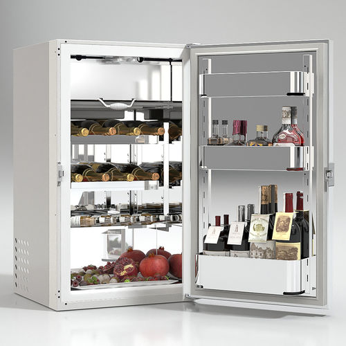 Geladeira com freezer para barco - FR115AC - Frigonautica - para iate / de embutir / com abertura frontal