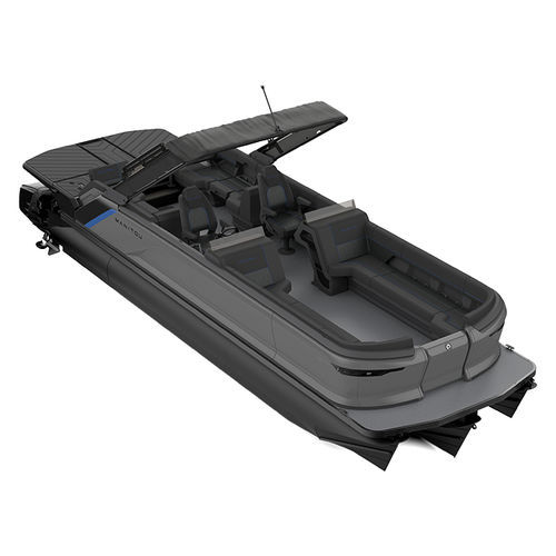 Pontoon boat com motor de popa - EXPLORE 26 MAX NAVIGATOR - Manitou Pontoon Boats - bimotor / tri-tube / open
