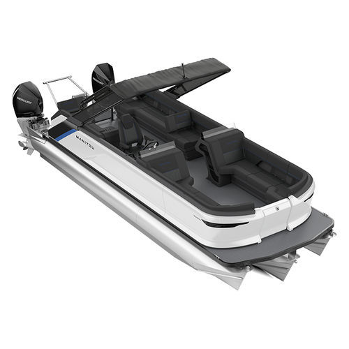 Pontoon boat com motor de popa - EXPLORE 24 SWITCHBACK - Manitou Pontoon Boats - bimotor / tri-tube / open