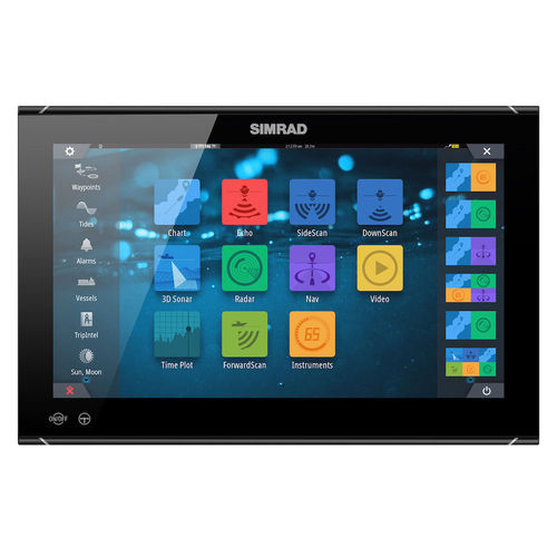 Monitor para barco - NSO evo3S - Simrad Yachting - sistema de navegação / de controle / sonar