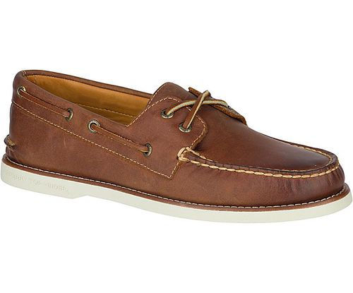 Calçado de convés - GOLD CUP AUTHENTIC ORIGINAL CROSS LACE  - Sperry Top Sider - de homem / em couro