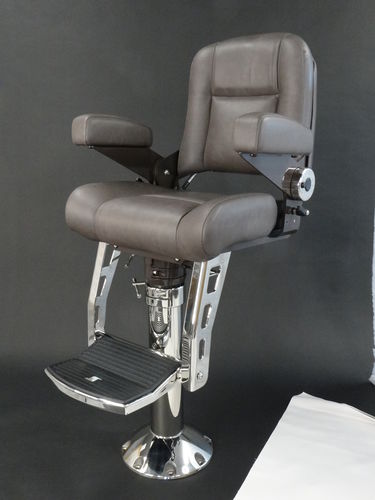 Assento de piloto - 316 L Stainless - STIDD SYSTEMS - de operador / para iate / com apoio de braços