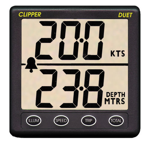 Display para barco - Duet  - Nasa Marine - de velocidade / de profundidade / sonar