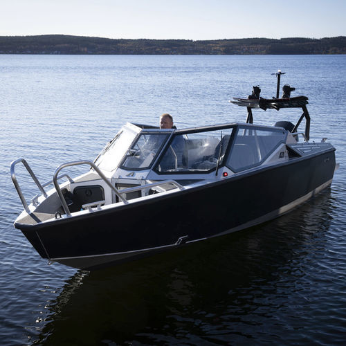 Lancha de proa aberta com motor de popa - A21 - Anytec Sweden AB - com console dupla / bowrider / open