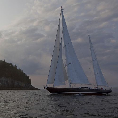 Iate à vela de cruzeiro - DELTA HOUSE - Hodgdon Yachts - clássico / de popa aberta / ketch