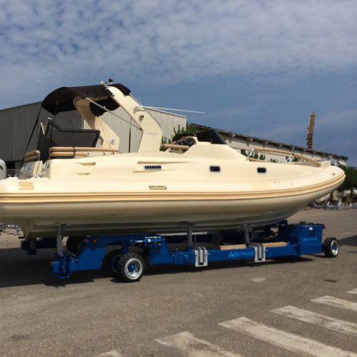 Carreta de movimentação - MBT 15 - ABI TRAILERS - para barco / para estaleiro naval / autopropelida