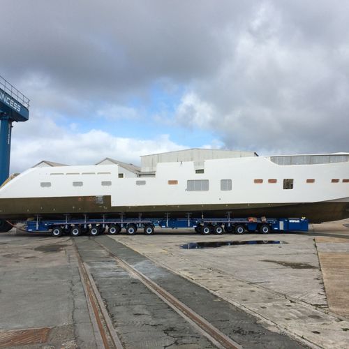 Carreta de movimentação - MBT 300 - ABI TRAILERS - rodoviária / para barco / para estaleiro naval