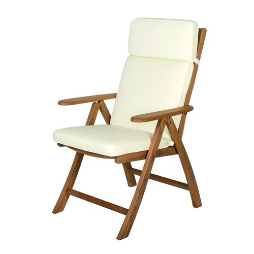 Cadeira para barco - Reclining deluxe - ARC Marine - dobrável / com braços / em teca