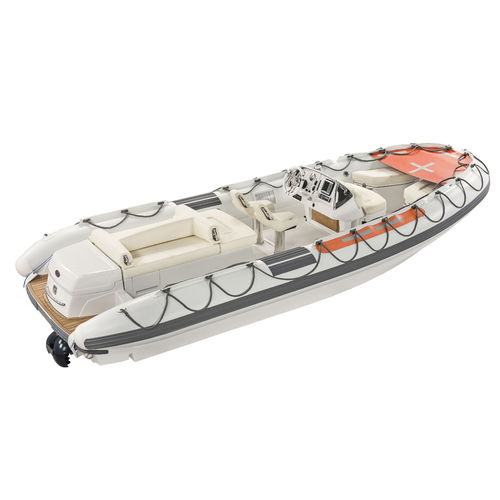 Barco profissional barco salva-vidas - JT 19 RB  - Castoldi - com motor de centro hidrojato / a diesel / barco inflável semirrígido