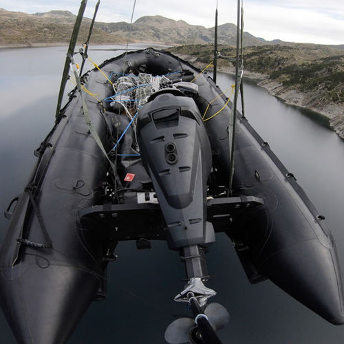 Barco profissional com motor de popa - FC 470 EVOL 7 - Zodiac Milpro International - transportável / barco inflável dobrável
