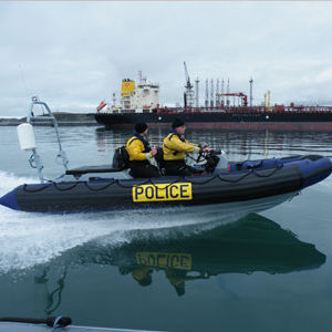 Barco profissional barco de trabalho - SR 4.0 - Zodiac Milpro International - com motor de popa / barco inflável semirrígido