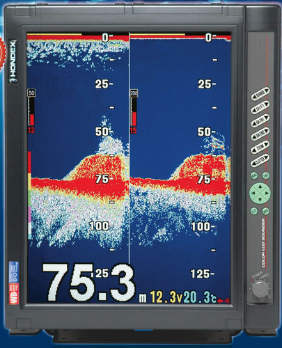 Sonar de pesca para barco - HE-1511-WB-Bo - Hondex - em cores