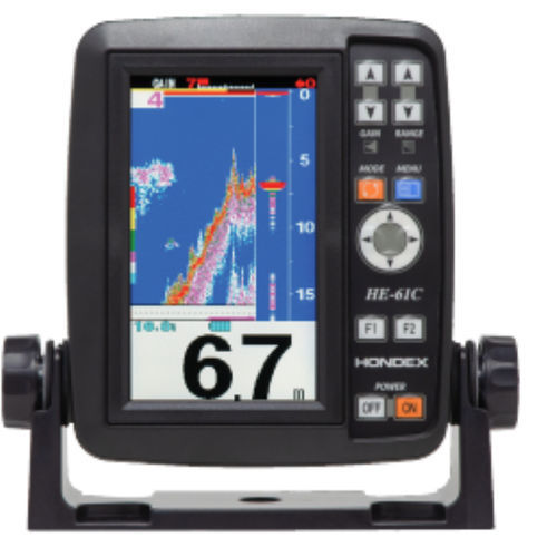Sonar de pesca para barco - HE-62C - Hondex - em cores / digital