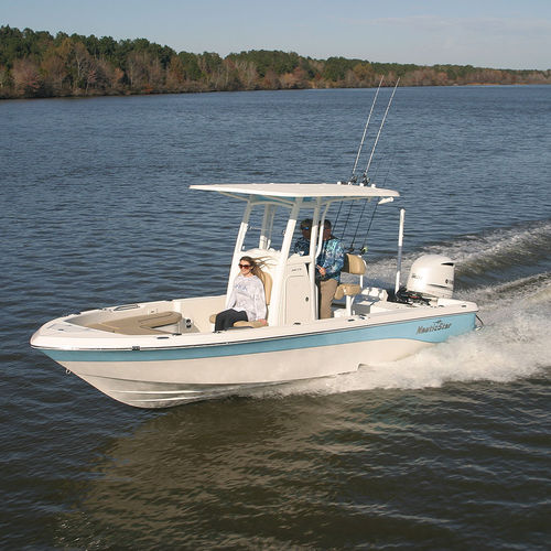 Bay boat com motor de popa - 249 XTS - Nautic Star Boats - com console central / open / de pesca esportiva