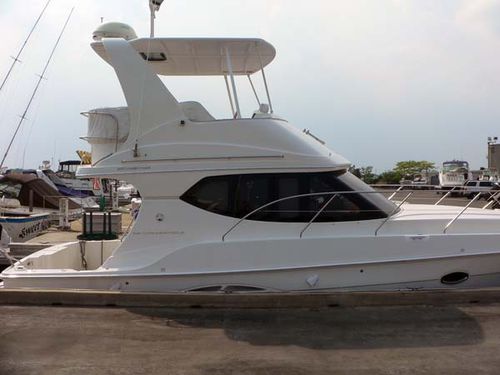 Capota para barco - Atlantic Towers - para flybridge / com estrutura de alumínio / rígida