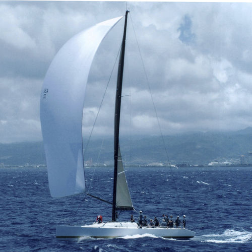 Iate à vela de regata - Braveheart - Lloyd Stevenson Boat Builders - de popa aberta / com deck saloon / em fibra de carbono