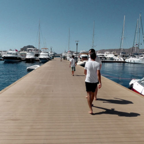 Píer de atracação - SF1000 series - SF MARINA - para marina / em concreto / cinza
