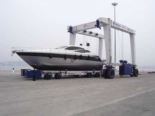 Carreta para movimentação de cargas pesadas - MBT 120 - CIMOLAI TECHNOLOGY SPA - para estaleiro naval / autopropelida