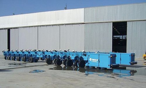 Carreta para movimentação de cargas pesadas - MBT 250 - CIMOLAI TECHNOLOGY SPA - para estaleiro naval / autopropelida / controlada remotamente