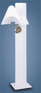 Torre de distribuição de água - International Dock Products, Inc. - para píer / em alumínio / com enrolador de mangueira