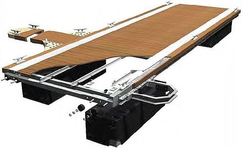 Píer flutuante - Solent Marine - modular / de atracação / para marina
