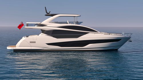 Iate a motor de cruzeiro - 72 - Pearl Motor Yachts Limited - com flybridge / 4 cabines / pernoite para 10 pessoas