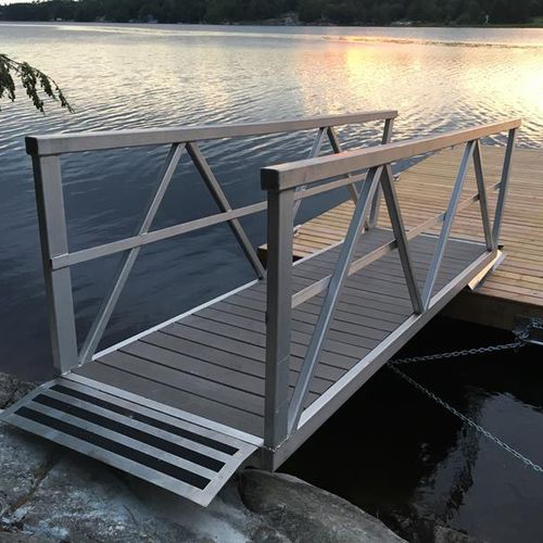 Píer flutuante - HDPE - KROPF MARINE - de atracação / para marina / em polietileno