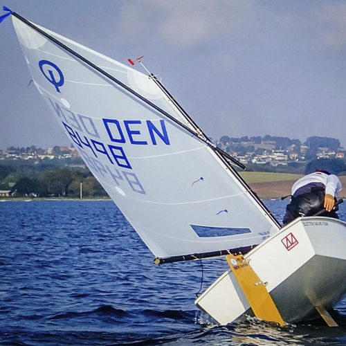 Vela mestra - UK-Halsey International - para barco de vela ligeira / cross-cut / Optimist