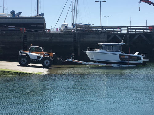 Carreta de movimentação - QUICKLEV  - Nautipark - para colocação na água / para barco / para estaleiro naval