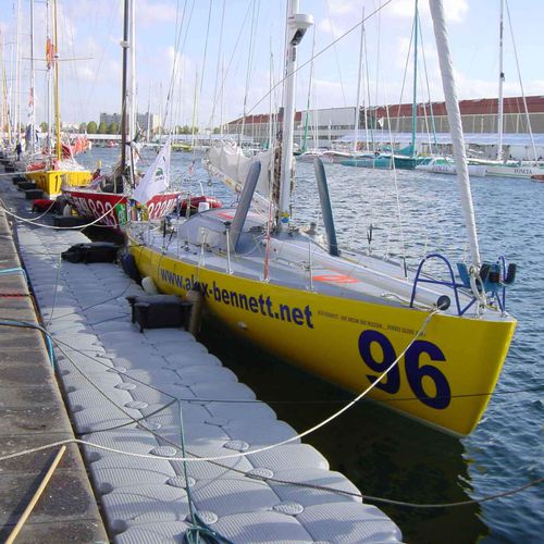 Píer flutuante - Transat Jacques Vabre - Cubisystem - modular / de atracação / para marina