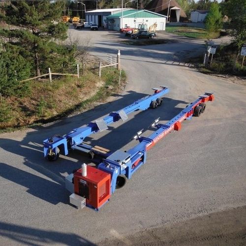 Carreta para movimentação de cargas pesadas - SP-60  - CONOLIFT - para estaleiro naval / autopropelida / controlada remotamente