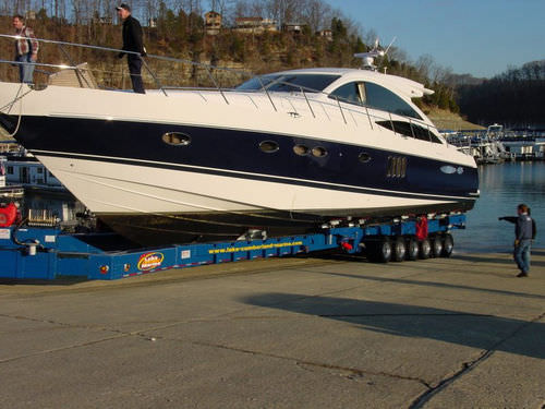Carreta para transporte de cargas pesadas - YH-60 - CONOLIFT - para barco / hidráulica / com guias laterais