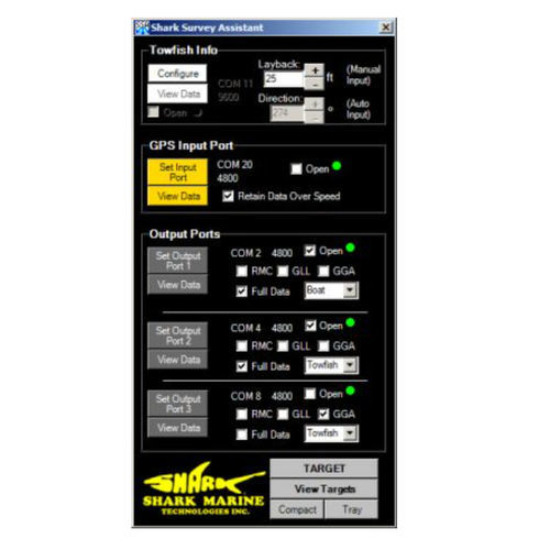 Software de navegação - SSA - Shark Marine Technologies - náutico / Windows