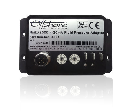 Indicador de pressão - 4601 - Oceanic Systems - para barco / analógico / NMEA 2000®