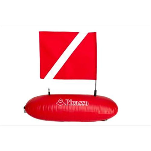 Boia de sinalização de mergulho - BLUEWATER  - Picasso SG - em Hypalon® / vermelha / branca