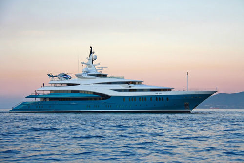 Megaiate de cruzeiro - SUNRAYS - Oceanco - com casa de leme elevada / com piscina / com heliporto