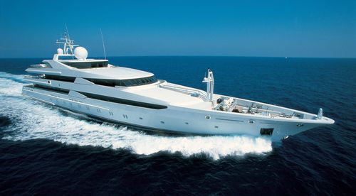 Megaiate de cruzeiro - CONSTELLATION  - Oceanco - com casa de leme elevada / 12 cabines / em aço