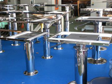 Pé de mesa ajustável - Aritex - pneumático / para barco