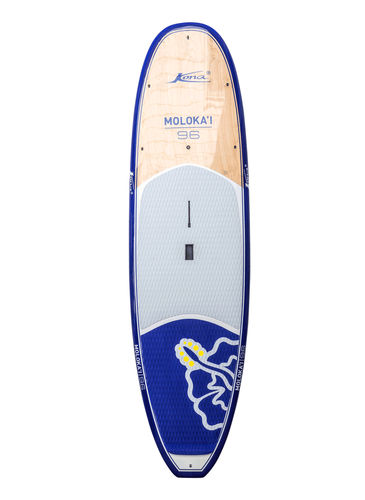 Prancha de stand-up paddle Allround - Molokai 10.7 Birch - Kona Windsurfing - em bambu